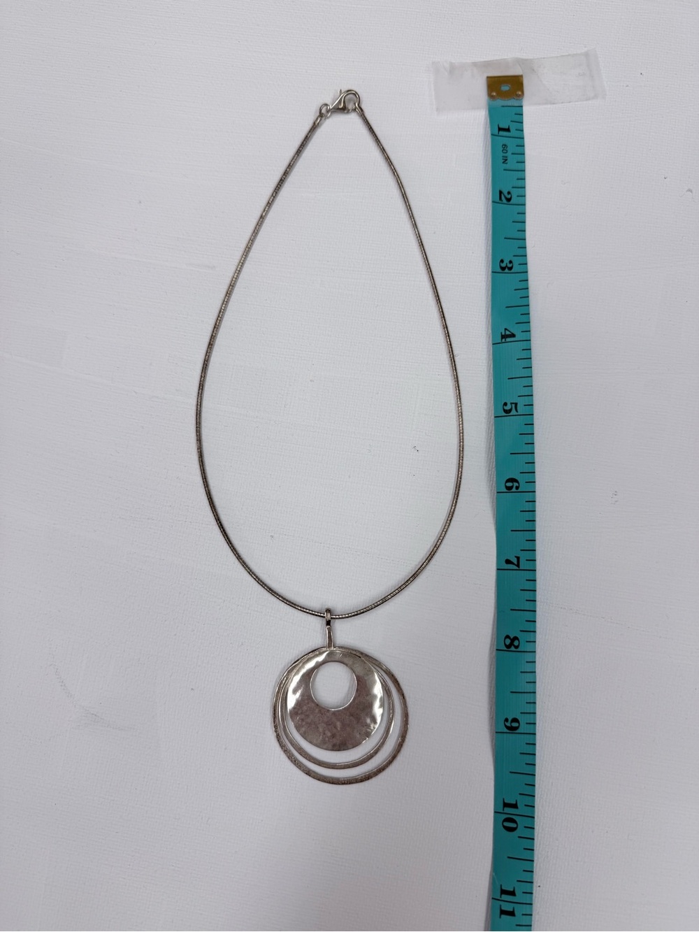 Silpada Sterling Silver Circular Pendant (Necklace is not real silver) jewelry